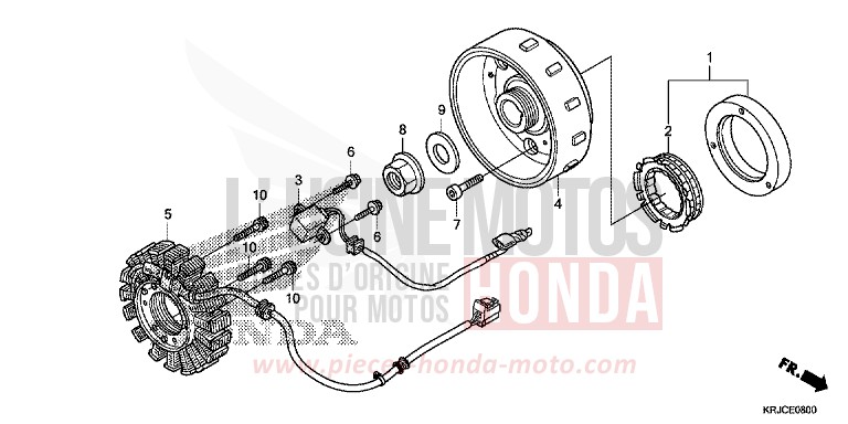 GENERATRICE von S-wing ABS PEARL COOL WHITE (NHA16) von 2012